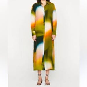 Marie Oliver ombré tie dye Marnie Shirtdress Dress